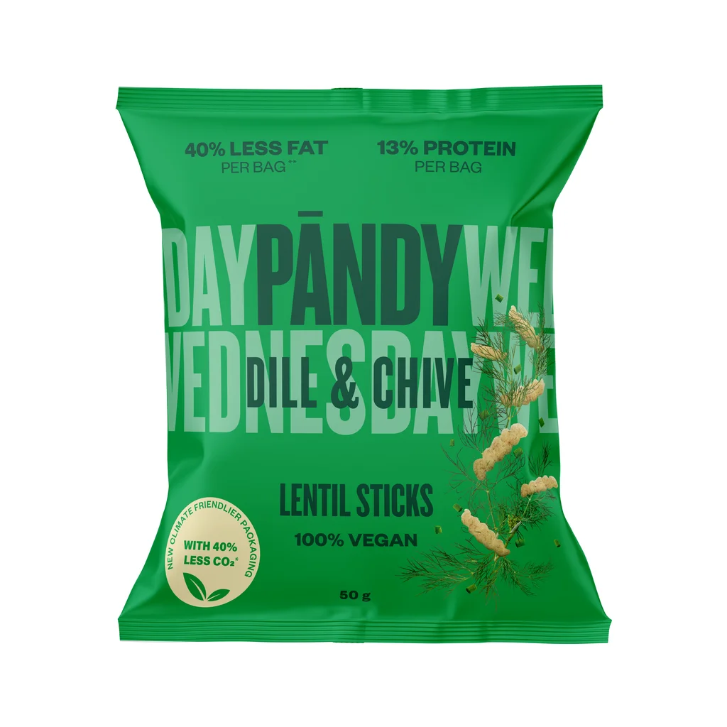 Pndy Lentil Sticks Dill & Chives, 50g