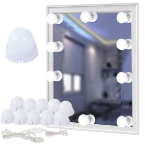 10st LED-lampor till Sminkspegel Sminkbord - Fäst runt spegel