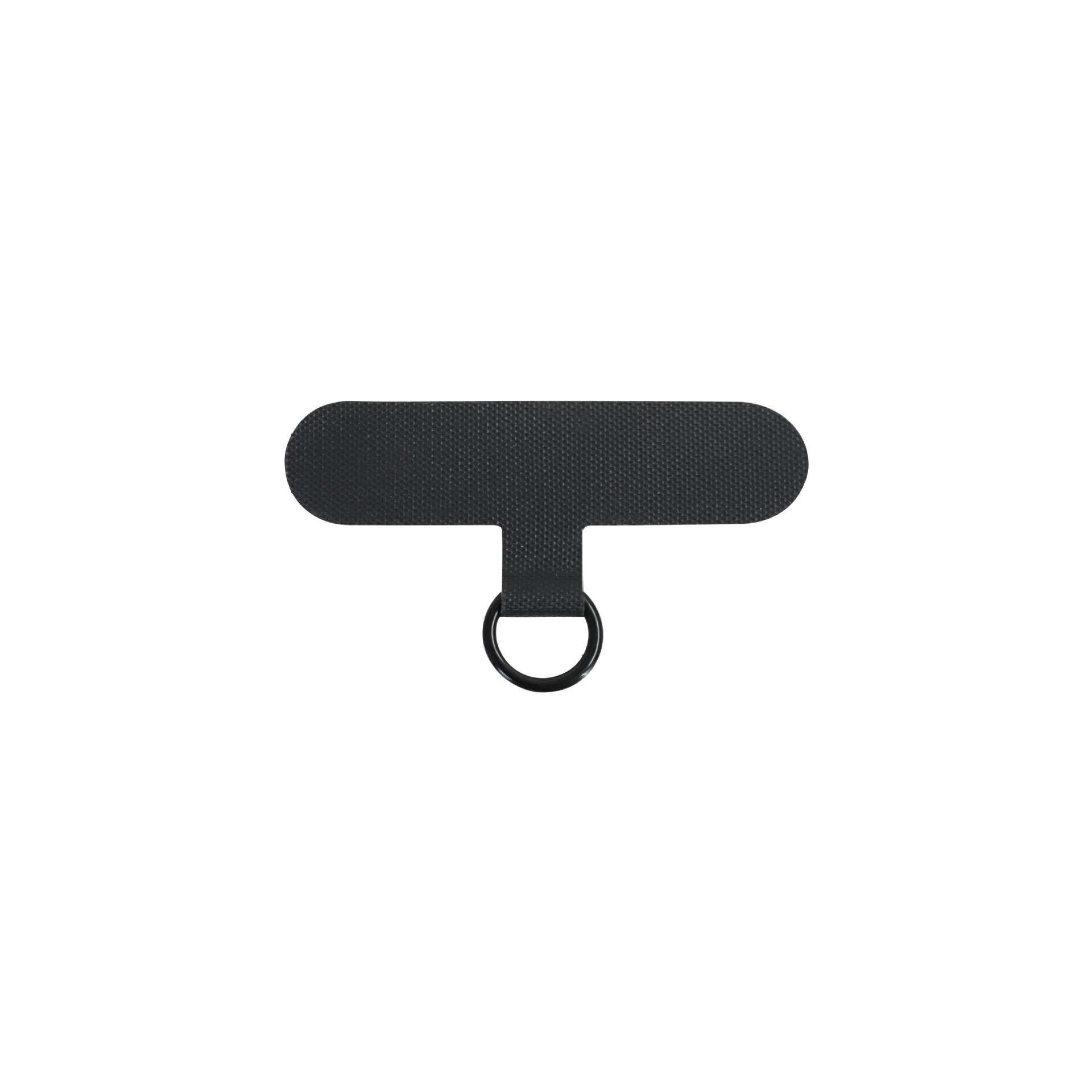 2-pack Universal Telefon Lanyard Patch, Nylon Mobiltelefon Snodd Fäste, Svart