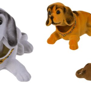 2-Pack - Nickande Hunden / Nodding Dog - Prydnad för bilen