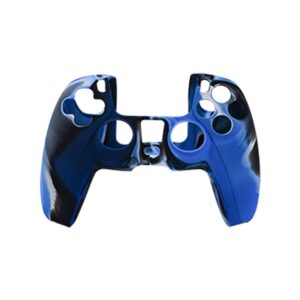 Playstation 5 / PS5 Silikon Skin skal - Camouflage Bl / Svart