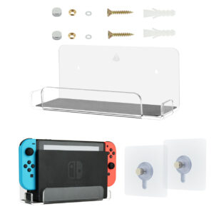 Väggfäste för Nintendo Switch-konsol - Klar akryl