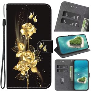 Plånboksfodral Samsung Galaxy A16 - Rosor Guld