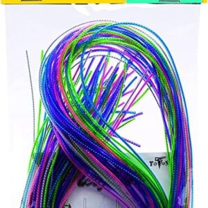 25-Pack - Flätsnören Filofun - Metallic