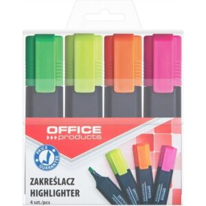 Office Products överstrykningspennor 4 färger