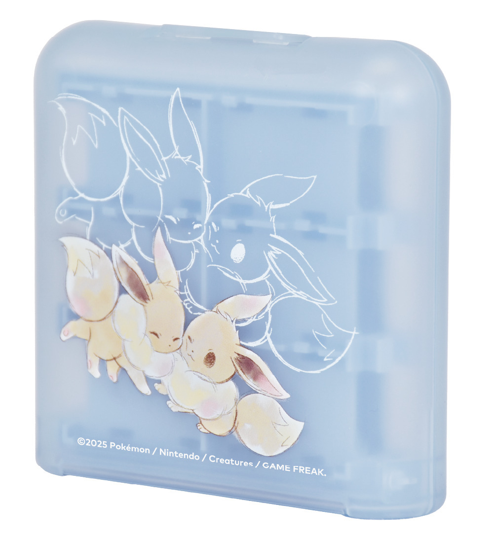 HORI skyddsfodral för 24 spelkassetter, Switch, Eevee Cottage