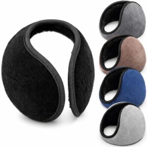 Öronmuffar / Öronvärmare i Fleece - Black