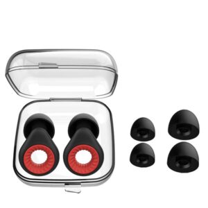 Öronproppar med brusreducering Black+Red