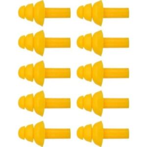 Yato YT-7455, Engångsöronproppar, Vanlig, I öra, Gul, 32 dB, 1,2 cm